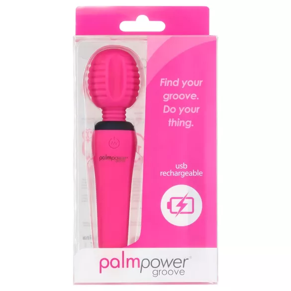 PalmPower groove - masážní vibrátor - akumulátorový - růžový