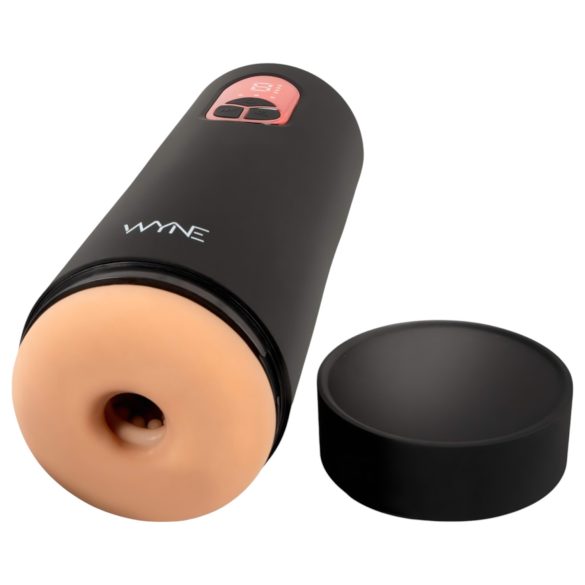WYNE 07 - nabíjecí, vibrační-sací masturbátor (černý)