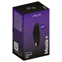   We-Vibe Moxie+ - chytrý, bezdrátový klitoriální vibrátor (černý)