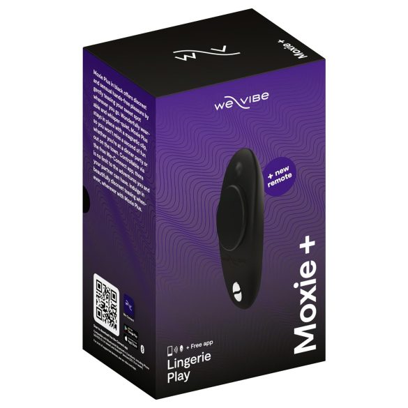 We-Vibe Moxie+ - chytrý rádiový vibrátor na klitoris (černý)