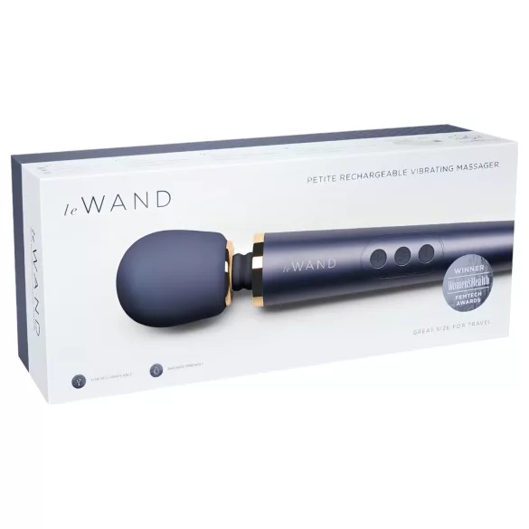Le Wand Petite - masážní vibrátor na baterii - modrý
