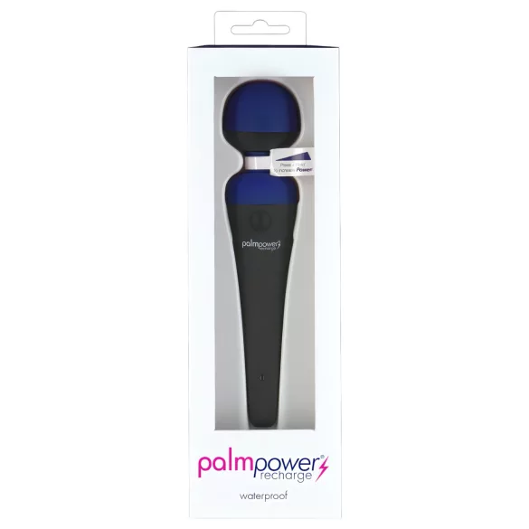 PalmPower recharge - akumulátorový masážní vibrátor (modrý)