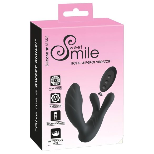 Smile - vibrátor na G-bod a prostaty - černý