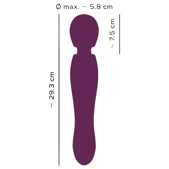 You2Toys Grande - vibrátor masážní dobíjecí - červený
