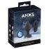 ANOS - svítící vibrační anální kolík (černý)