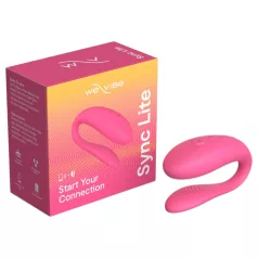   We-Vibe Sync Lite - párový vibrátor s aplikací a dálkovým ovládáním (růžový)