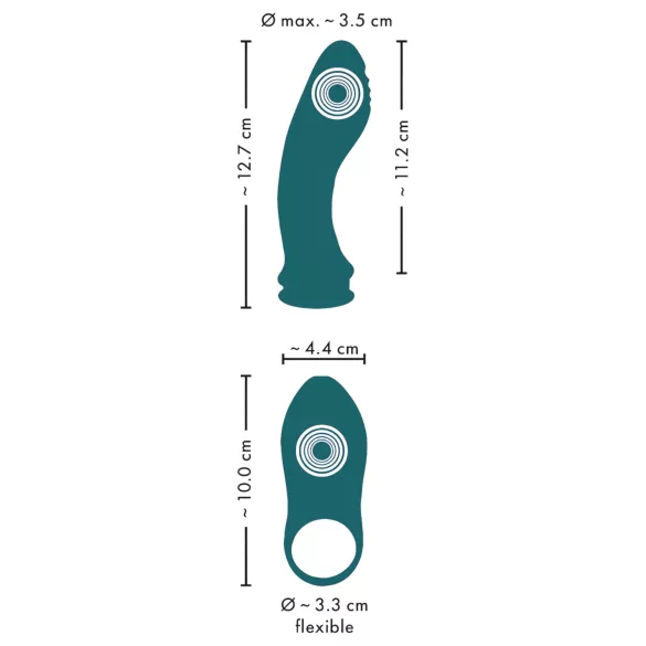 Couples Choice - vibrátor 3v1 pro páry - variabilní - tyrkysový