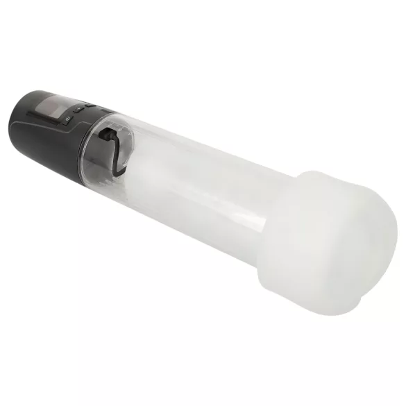 Mister Boner - akumulátorová, automatická vakuová pumpa na penis (černá-průhledná)