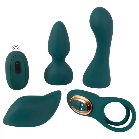 Couples Choice - 4v1 variabilní vibrační dálkově ovládaný vibrátor (tyrkysový)