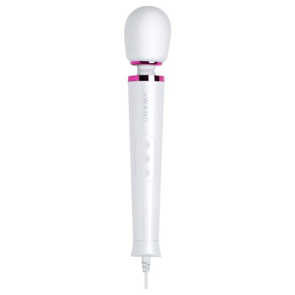 Le Wand Petite Plug-In - síťový masážní vibrátor (bílý)