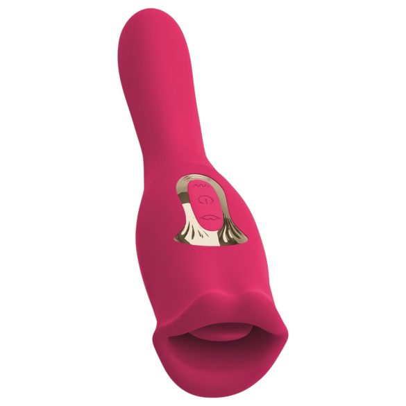 You2Toys - 2v1 jazykový vibrátor (růžový)