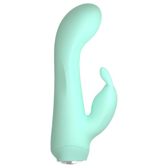 Cuties Mini 4 - nabíjecí, vodotěsný zaječí vibrátor (zelený)