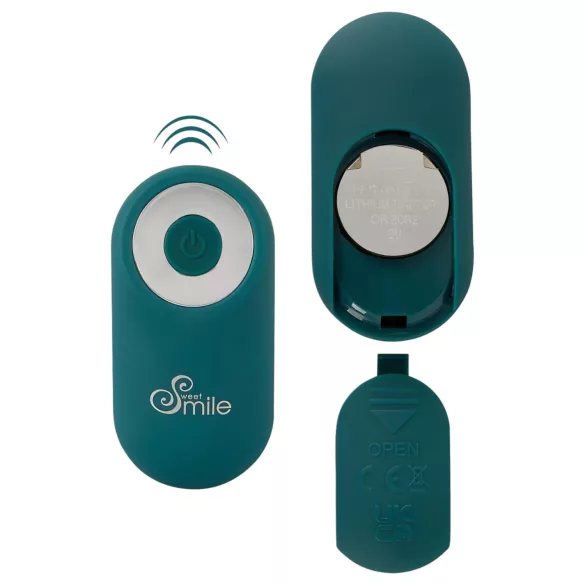 Couples Choice - hands-free vibrátor pro páry - silikonový, tyrkysový