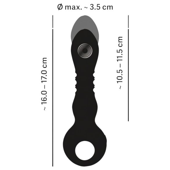 Eternal - silný pulzační vibrátor (černý)