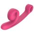 Snail Vibe Curve - 2v1 klitorální vibrátor (růžový)
