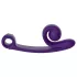 Snail Vibe Curve - vibrátor a stimulátor klitorisu 2v1 - fialový