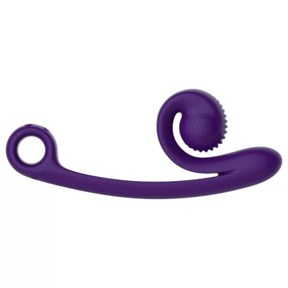 Snail Vibe Curve - vibrátor a stimulátor klitorisu 2v1 - fialový