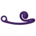 Snail Vibe Curve - vibrátor a stimulátor klitorisu 2v1 - fialový