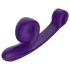Snail Vibe Curve - vibrátor a stimulátor klitorisu 2v1 - fialový