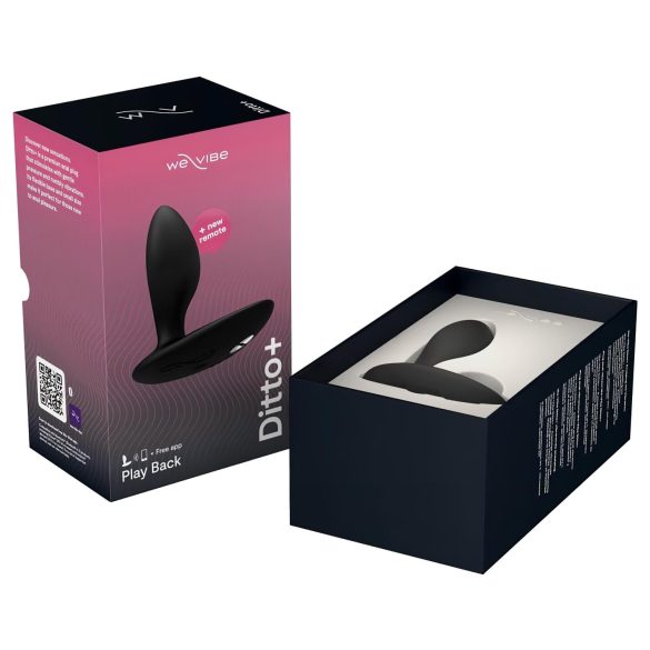 We-Vibe Ditto+ - anální vibrátor - chytrý, dobíjecí - černý