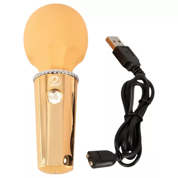 You2Toys - mini masážní vibrátor na klitoris - akumulátor - žlutý