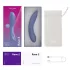 We-Vibe Rave 2 - G‑bod vibrační dildo ovládané aplikací (modré)