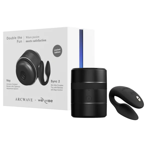 Sada Arcwave Voy a We-Vibe Sync 2 - Dvojnásobná zábava (černá)