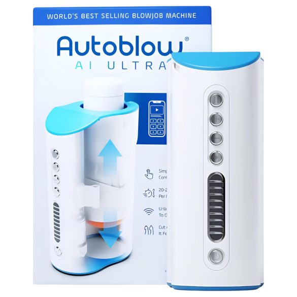 Autoblow A.I. Ultra - síťový super ústní masturbátor (bílá)