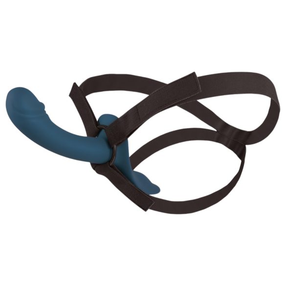 You2Toys - připínací vibrátor set - černá/modrá