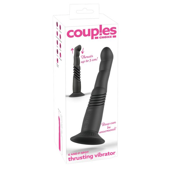 Couples Choice - Vibrátor pro G+P bod (černý)
