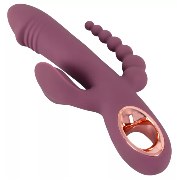 You2Toys - vibrátor s akumulátorem - trojitá ramena - fialový
