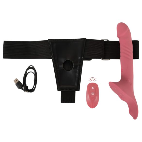 You2Toys - Připínací vibrátor set (červený)