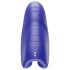 SVibe EVO - vodotěsný, akumulátorový masturbátor (modrý)