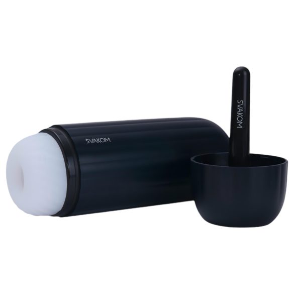 Svakom Sam Neo 2 Pro - chytrý masturbátor (černobílý)
