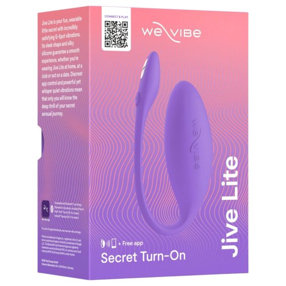 We-Vibe Jive Lite - vibrační vajíčko - dobíjecí, chytré, fialové