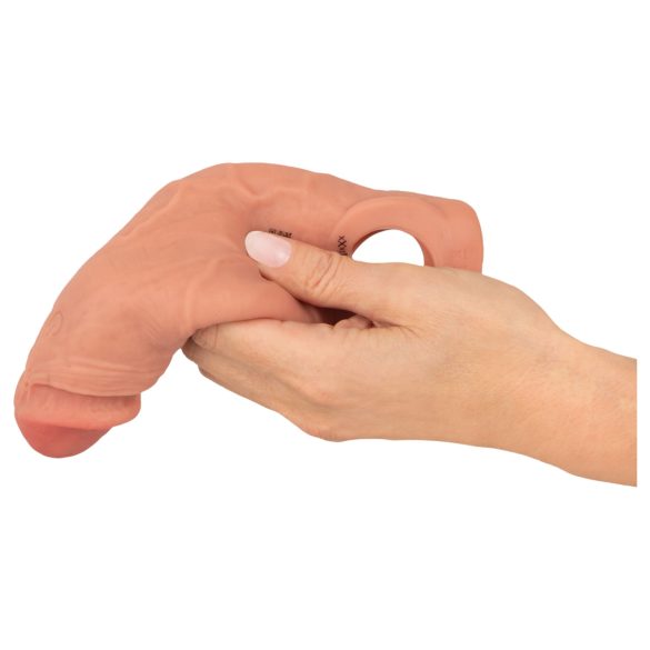 Realistixxx - vibrační návlek na penis s dálkovým ovládáním - realistický