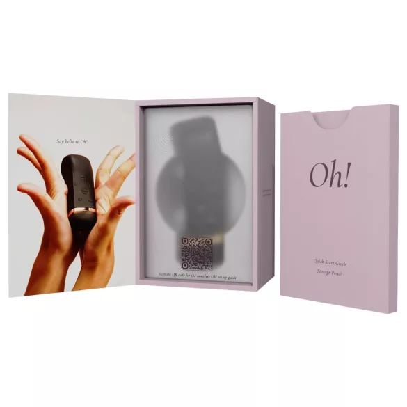 The Handy Oh! - ResoTouch černý vibrátor