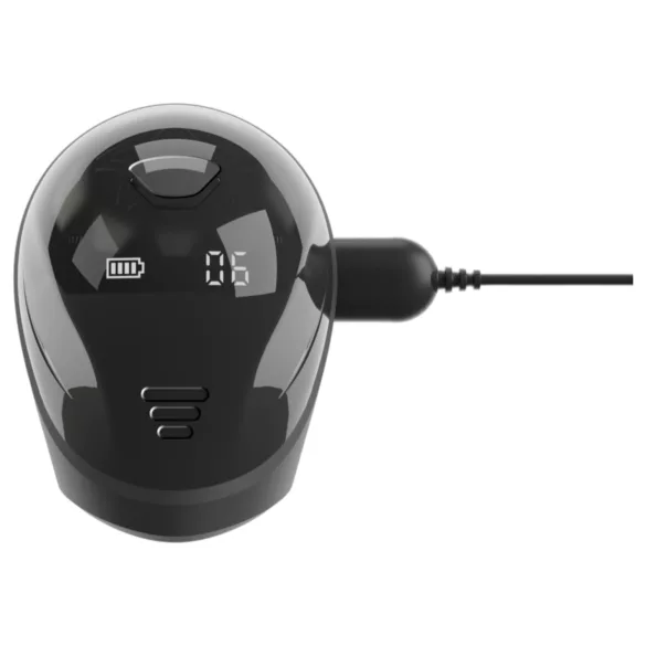 Rebel - voděodolný vibrátor na žalud - černý