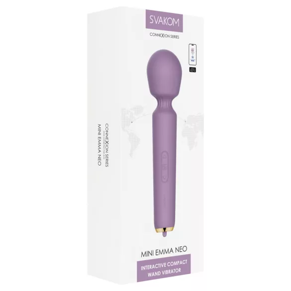 Svakom Mini Emma Neo - masážní vibrátor ovládaný aplikací (fialový)