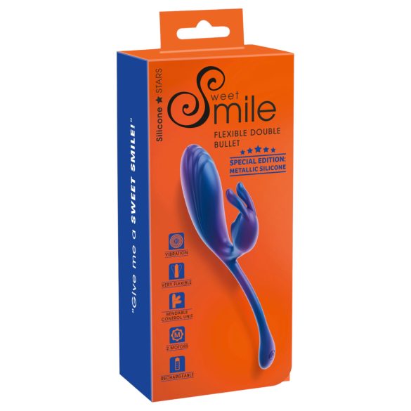 Smile - G-bod a klitorální stimulátor vibrátor (modrý)