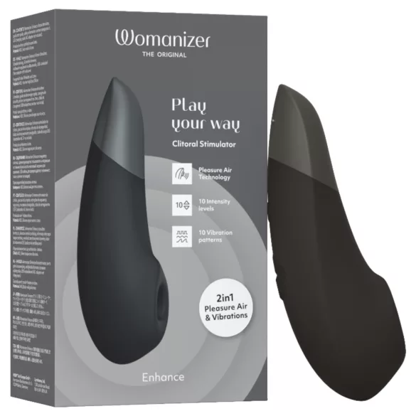 Womanizer - stimulátor klitorisu s tlakovými vlnami - černý