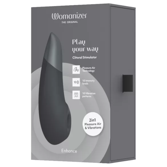 Womanizer - stimulátor klitorisu s tlakovými vlnami - černý