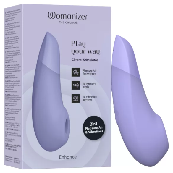 Womanizer Enhance - stimulátor klitorisu s tlakovými vlnami (fialový)