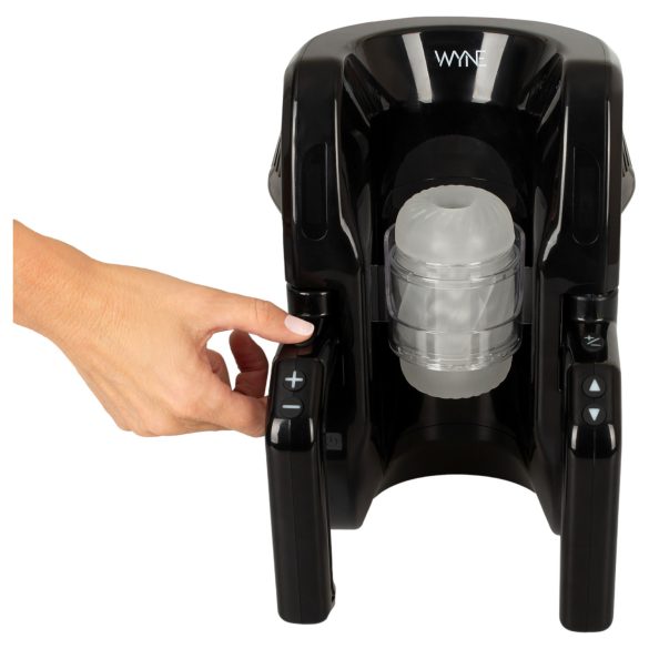 WYNE 10 - automatický masturbátor s držadlem - černý