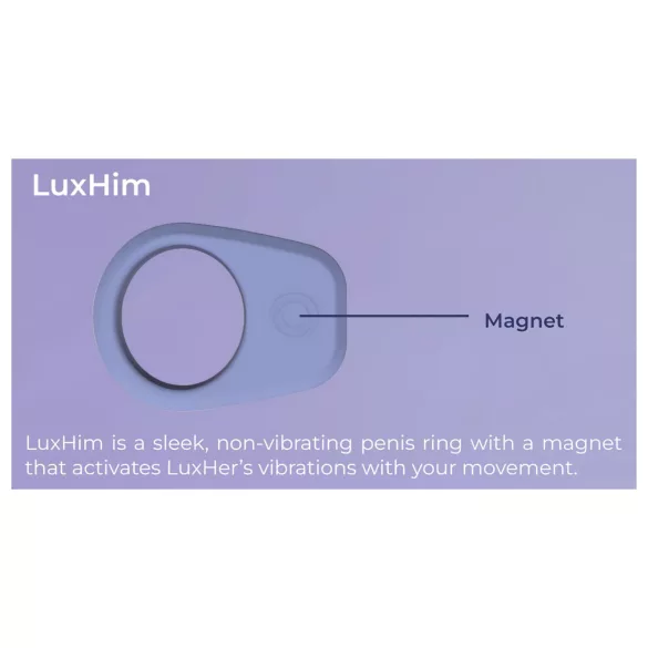 LUXUS Climax Together by Kiiroo - magnetická, aplikací ovládaná sada párového vibrátoru