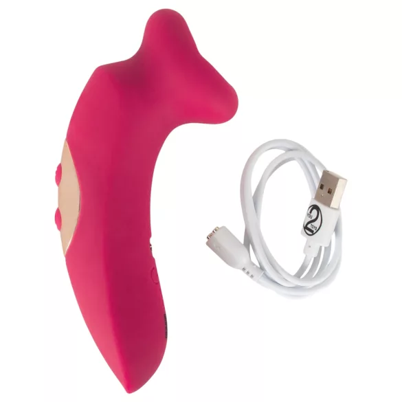 You2Toys Oral Fun - sací a lízající stimulátor klitorisu (růžový)