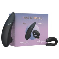   Womanizer Lust&Luxury - sada vibrátorů pro klitoris a páry (černá)