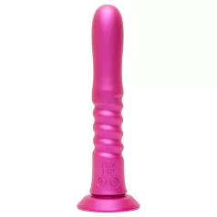 ROMP Jiggle - tlačný vibrátor s přísavkou (růžový)