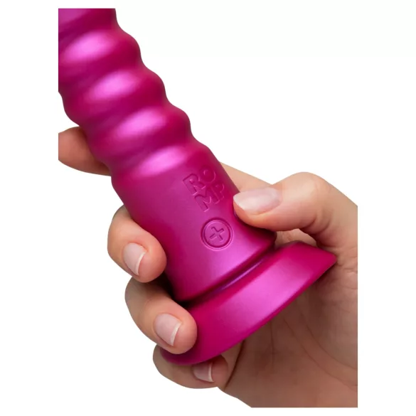 ROMP Jiggle - tlačný vibrátor s přísavkou (růžový)
