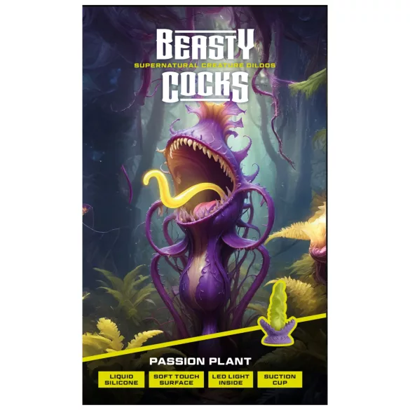 Beasty Cocks - dildo - svítící - zelená